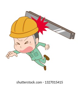 Men with steel on the head
