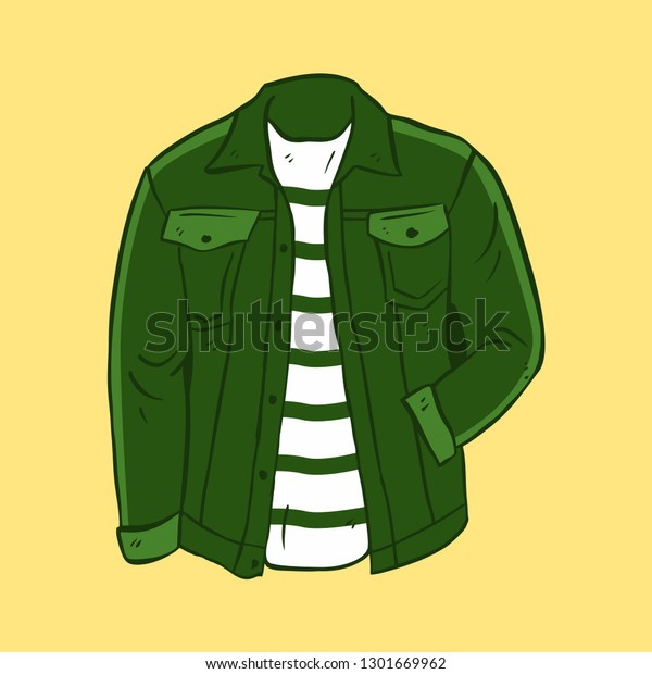 shirt inside jacket
