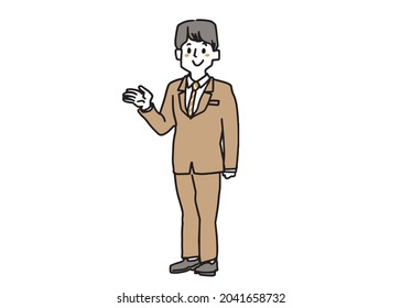 Hombres con traje para guiarte
