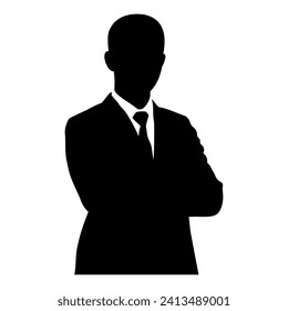 Men Suits silhouette  Vector image