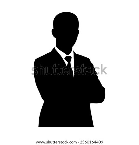 Men Suits silhouette  Vector image