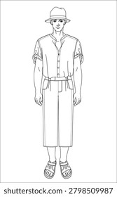 Men summer fashion styling
