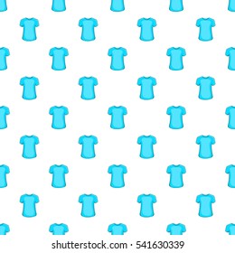 Men summer t-shirt pattern. Cartoon illustration of men summer t-shirt vector pattern for web