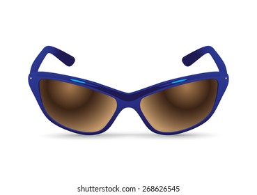 men sunglasses, vector isolated