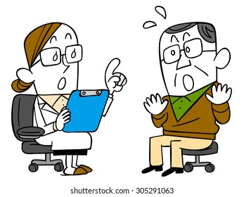 Men surprised to note from the doctor