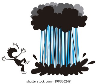 Men surprised to sudden squall