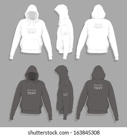 Men sweater design template