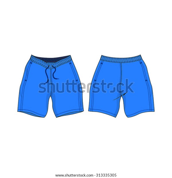 swim shorts template