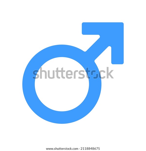 Men Symbol Male Sign Icon Vector Stock Vector Royalty Free 2118848675