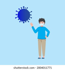 Los hombres hablan sobre la protección del virus, nueva información sobre el coronavirus 