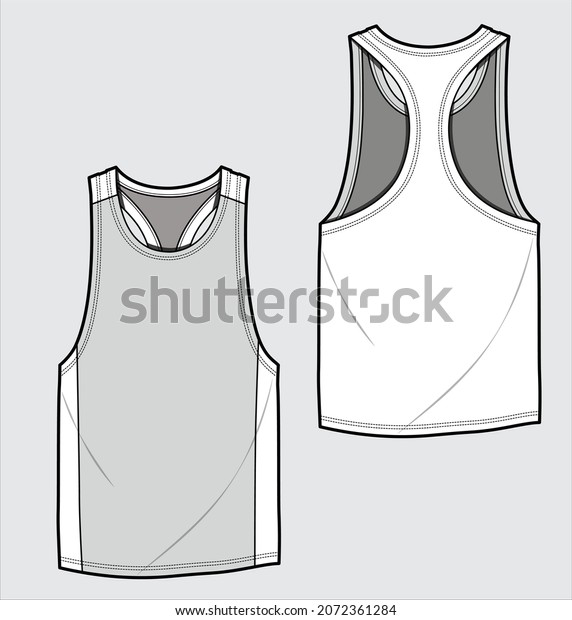 MEN AND TEEN BOYS TANK TOP FR GYM WEAR AND UNDERWEAR\
IN EDITABLE VECTOR FILE