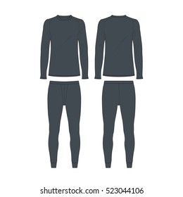 Men Training Thermal Compression Tee and Tights