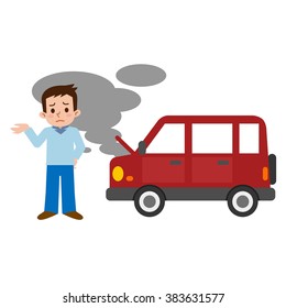 Men troubled in automotive failure