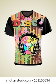 Men t-shirt design template