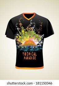 Men t-shirt design template