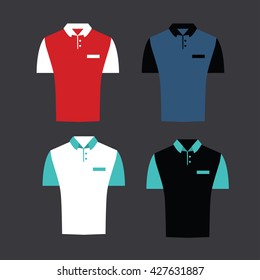 Men t-shirts. Design template. Vector