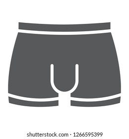 Men underware glyph icon, male and underwear, briefs sign, vector graphics, a solid pattern on a white background, eps 10.