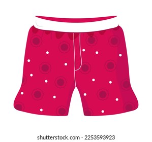 Men underwear design vector in flat style. Boy underpants. Doodle male slimming or swimming underwear clothes. Underclothes and garment illustration.
