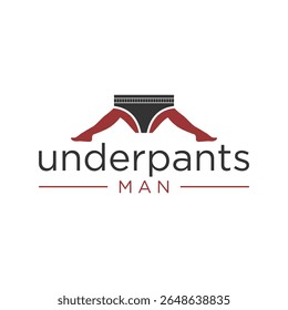 men underwear fashion logo design