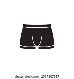 Men underwear icon. vector black simple trendy style illustration for web and app..eps
