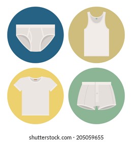 Men underwear icons