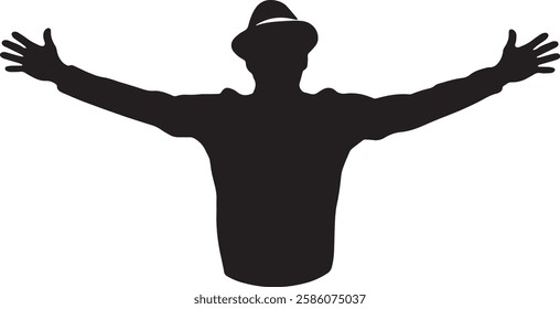 Men Vector file and silhouette image
