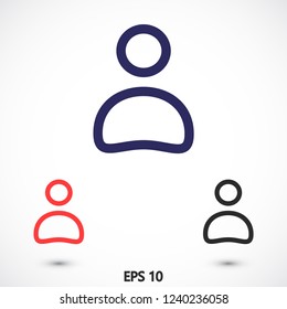men vector icon 10 eps