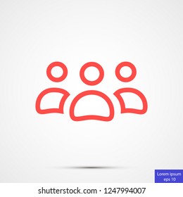 men vector icon 10 eps