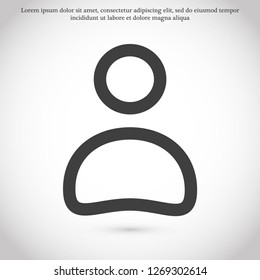 men vector icon 10 eps