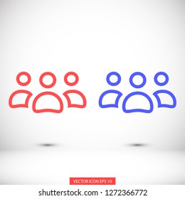 men vector icon 10 eps