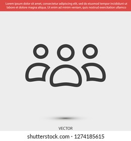 men vector icon 10 eps
