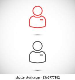 men vector icon 10 eps