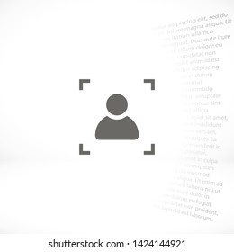 men vector icon 10 eps , Lorem ipsum Flat design
