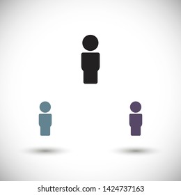 men vector icon 10 eps , Lorem ipsum Flat design