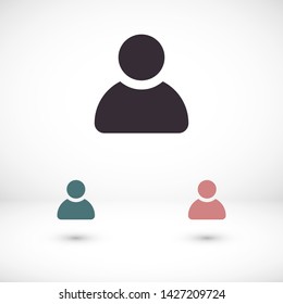 men vector icon 10 eps , Lorem ipsum Flat design