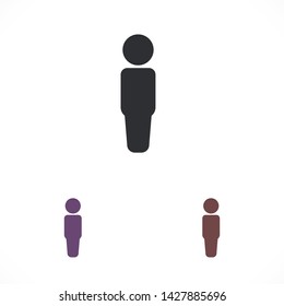 men vector icon 10 eps , Lorem ipsum Flat design