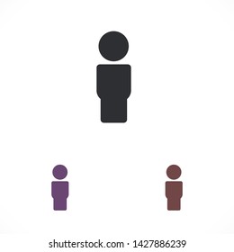 men vector icon 10 eps , Lorem ipsum Flat design