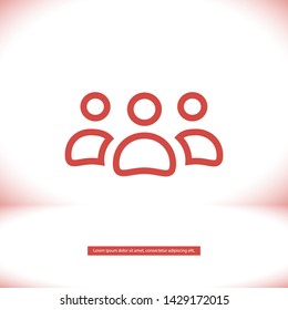 men vector icon 10 eps , Lorem ipsum Flat design