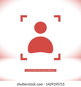men vector icon 10 eps , Lorem ipsum Flat design