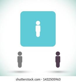 men vector icon 10 eps , Lorem ipsum Flat design