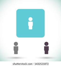 men vector icon 10 eps , Lorem ipsum Flat design
