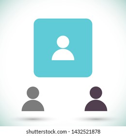 men vector icon 10 eps , Lorem ipsum Flat design