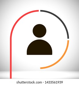 men vector icon 10 eps , Lorem ipsum Flat design
