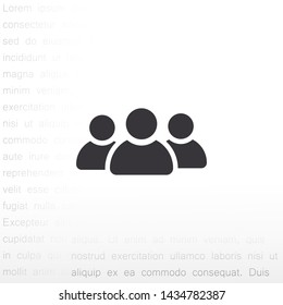 men vector icon 10 eps , Lorem ipsum Flat design