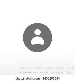 men vector icon 10 eps , Lorem ipsum Flat design