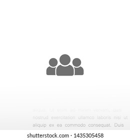 men vector icon 10 eps , Lorem ipsum Flat design