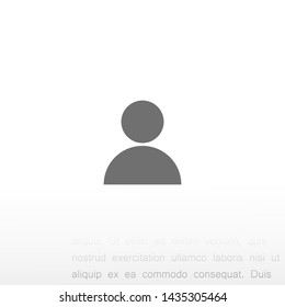 men vector icon 10 eps , Lorem ipsum Flat design