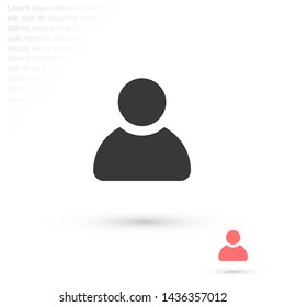 men vector icon 10 eps , Lorem ipsum Flat design