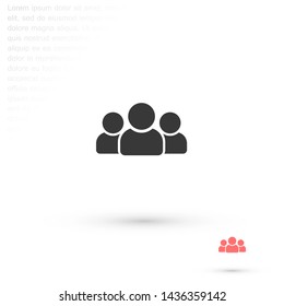 men vector icon 10 eps , Lorem ipsum Flat design