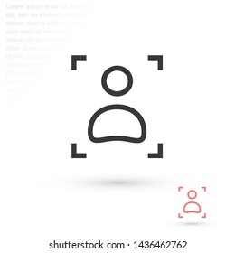 men vector icon 10 eps , Lorem ipsum Flat design